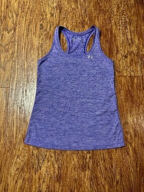 Under Armour Women's Tank Top Loose Fit Purple Size Small
